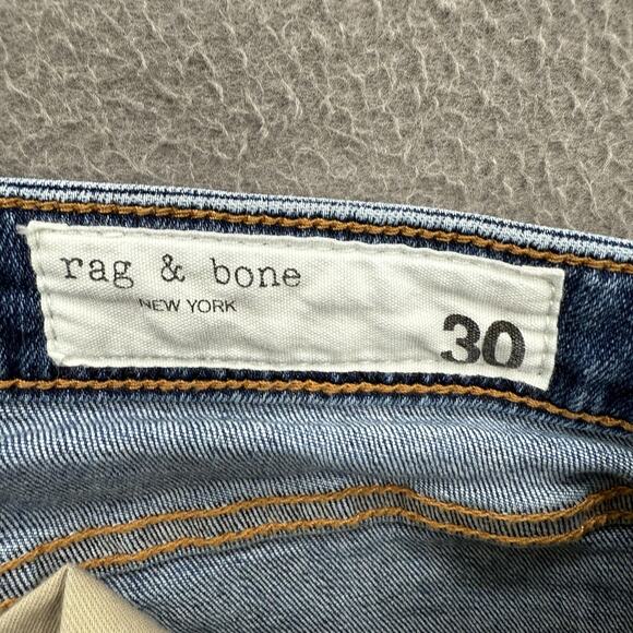 Rag & Bone Jeans Womens 30 Blue Cate Mid-Rise Ankle Skinny Denim Stretch Zip Fly - Picture 3 of 11